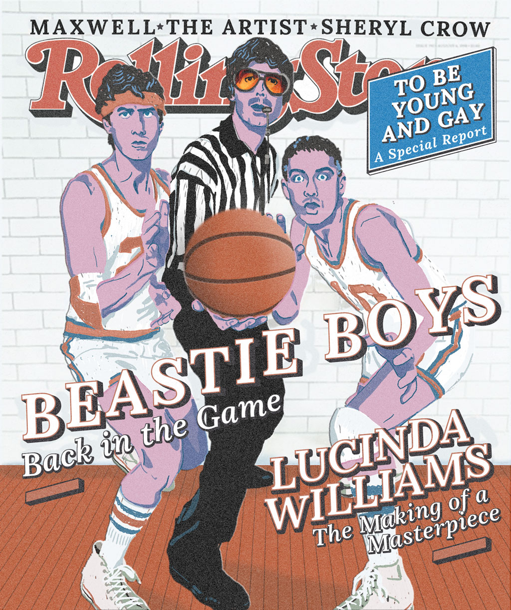 Claudie Linke Illustration_Rolling Stone Magazine Cover_Beastie Boys