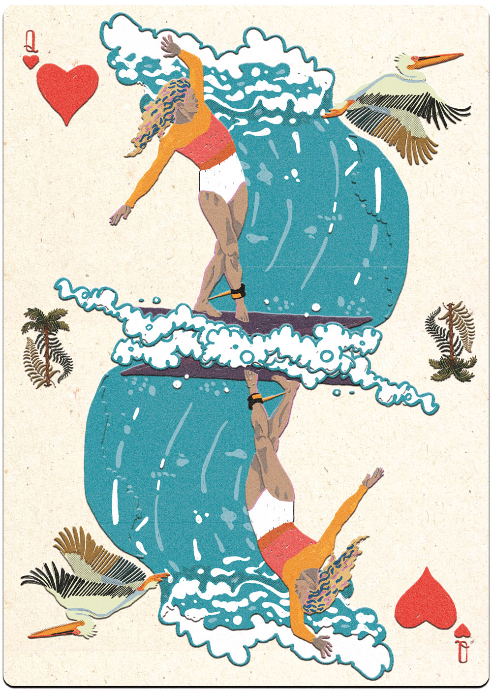 Claudie Linke Illustration for Drifter Surfshop